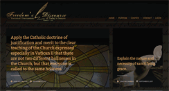 Desktop Screenshot of freedomsdiscourse.com
